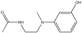 N-(2-{[(3-hydroxyphenyl)methyl]amino}ethyl)acetamide, 203580-73-8, 结构式