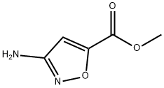 3-氨基异恶唑-5-甲酸甲酯, 203586-95-2, 结构式