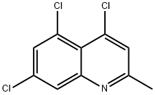 2-METHYL-4,5,7-TRICHLOROQUINOLINE Struktur