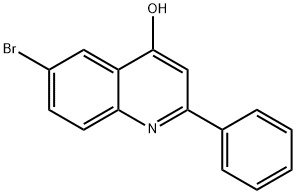 6-溴-4-羟基-2-苯基喹啉,20364-59-4,结构式