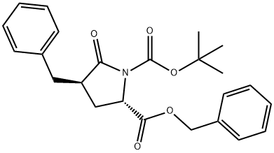 (4R)-BOC)-4-BENZYL-PYR-OBZL Structure