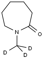 N-METHYL-D3-CAPROLACTAM Struktur