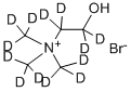 溴化胆碱-D13-(N,N,N-三甲基-D9,1,1,2,2-D4), 203645-64-1, 结构式