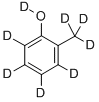 2-甲基苯酚-D8,203645-65-2,结构式