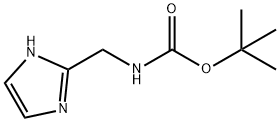 ((1H-咪唑-2-基)甲基)氨基甲酸叔丁酯,203664-05-5,结构式
