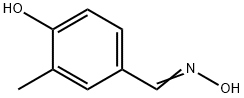 Benzaldehyde, 4-hydroxy-3-methyl-, oxime (9CI) 结构式