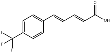 2,4-Pentadienoic acid, 5-[4-(trifluoroMethyl)phenyl]-, (2E,4E)-,203722-39-8,结构式