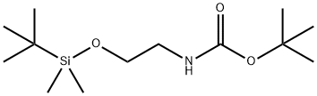 2-叔丁基二甲基硅氧基乙基氨基甲酸叔丁酯,203738-69-6,结构式