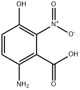 Benzoic acid, 6-amino-3-hydroxy-2-nitro- (9CI) Structure
