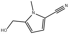 1H-Pyrrole-2-carbonitrile,5-(hydroxymethyl)-1-methyl-(9CI) Structure