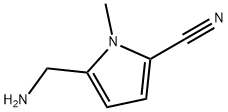 5-(氨甲基)-1-甲基-1H-吡咯-2-甲腈,203792-37-4,结构式