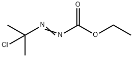 Diazenecarboxylic  acid,  (1-chloro-1-methylethyl)-,  ethyl  ester  (9CI) Struktur