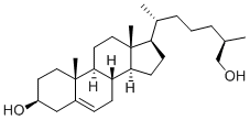 5,25R-Cholesten-3beta,26-diol Structure