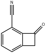 Bicyclo[4.2.0]octa-1,3,5-triene-2-carbonitrile, 8-oxo- (9CI) 化学構造式