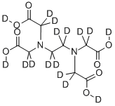 ETHYLENEDIAMINETETRAACETIC ACID-D16 Structure