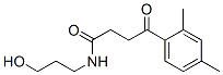 3-(2,4-Dimethylbenzoyl)-N-(3-hydroxypropyl)propionamide,20381-03-7,结构式