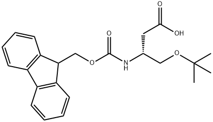 FMOC-L-BETA-HOMOSERINE(OTBU) Struktur