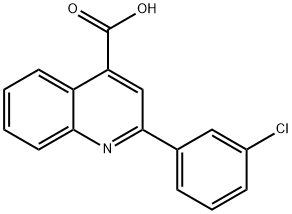 2-(3-CHLOROPHENYL)-4-QUINOLINECARBOXYLIC ACID