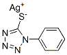 silver(1+) 1-phenyl-1H-tetrazole-5-thiolate Struktur