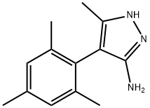4-MESITYL-5-METHYL-1H-PYRAZOL-3-AMINE,203924-60-1,结构式