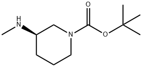 (R)-1-N-BOC-3-METHYLAMINO PIPERIDINE Structure