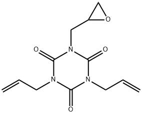 1-环氧乙烷基甲基-3,5-二-2-丙烯基-1,3,5-三嗪-2,4,6(1H,3H,5H)-三酮, 20395-16-8, 结构式