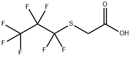2-[(七氟丙基)硫烷基]乙酸 结构式