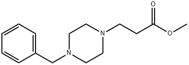 3-(4-苄基哌嗪-1-基)丙酸甲酯, 204059-51-8, 结构式