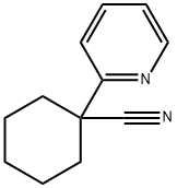 1-(Pyridin-2-yl)cyclohexanecarbonitrile Structure