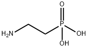 2-アミノエチルホスホン酸 化学構造式
