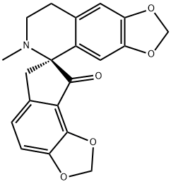 (+)-Fumariline Struktur