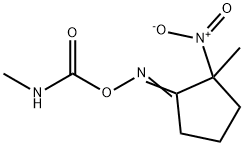 2-Methyl-2-nitrocyclopentanone O-(methylcarbamoyl)oxime,20417-84-9,结构式