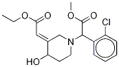 204205-19-6 (3E)-α-(2-Chlorophenyl)-3-(2-ethoxy-2-oxoethylidene)-4-hydroxy-1-piperidineacetic Acid Methyl Ester
(Mixture of DiastereoMers)