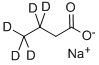 酪酸ナトリウム-3,3,4,4,4-D5 化学構造式