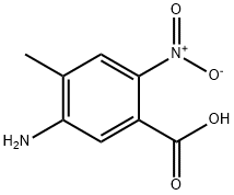 2-NITRO-5-AMINO-4-METHYLBENZOIC ACID Structure