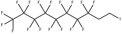 1,1,1,2,2,3,3,4,4,5,5,6,6,7,7,8,8-ヘプタデカフルオロ-10-ヨードデカン 化学構造式