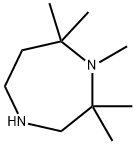 Hexahydro-1,2,2,7,7-pentamethyl-1H-1,4-diazepine 结构式
