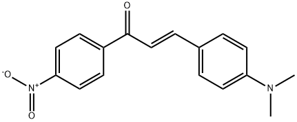 4-DIMETHYLAMINO-4'-NITROCHALCONE 结构式