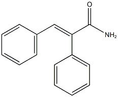 a-Phenyl-trans-cinnamamide 结构式