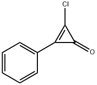 2-Cyclopropen-1-one,  2-chloro-3-phenyl- Struktur