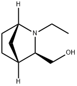 2-Azabicyclo[2.2.1]heptane-3-methanol,2-ethyl-,(1S-exo)-(9CI) Struktur