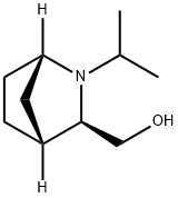 2-Azabicyclo[2.2.1]heptane-3-methanol,2-(1-methylethyl)-,(1S-exo)-(9CI) 结构式