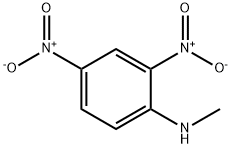 N-メチル-2,4-ジニトロアニリン 化学構造式