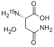 L-ASPARAGINE-(AMIDE-15N) MONOHYDRATE 结构式