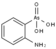 2-アミノフェニルアルソン酸 化学構造式