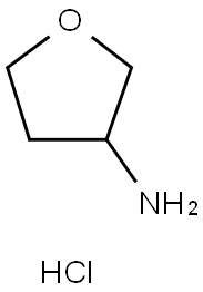 TETRAHYDRO-FURAN-3-YLAMINE HCL Structure