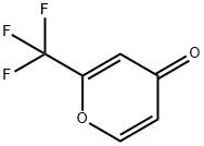 2-(三氟甲基)-4H-吡喃-4-酮 结构式