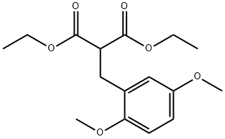 diethyl (2,5-dimethoxybenzyl)malonate Struktur