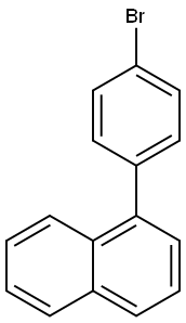 1-(4-溴苯基)萘,204530-94-9,结构式
