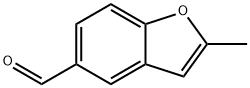 5-Benzofurancarboxaldehyde, 2-methyl- (9CI) 化学構造式